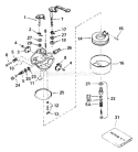 Part Location Diagram of 632242 Briggs and Stratton Carburetor